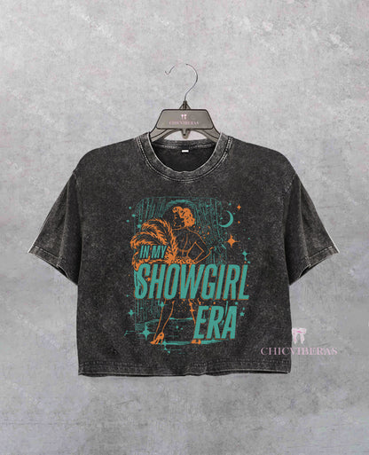 Retro In My Showgirl Era Crop Shirt