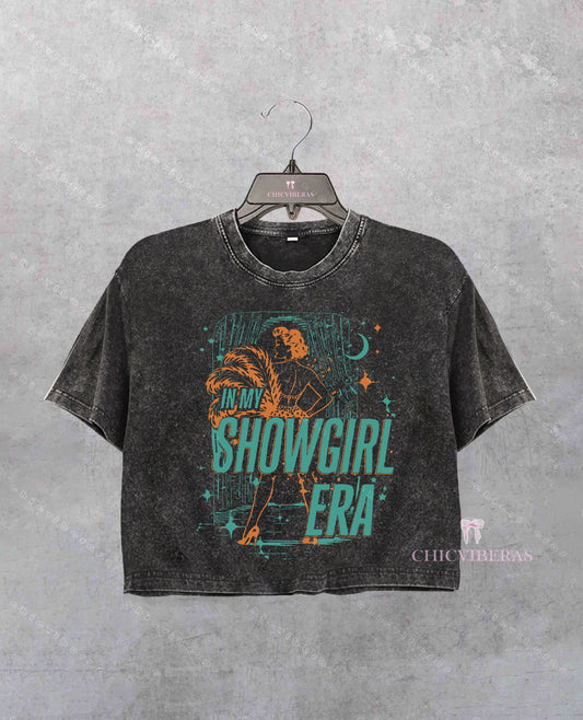 Retro In My Showgirl Era Crop Shirt
