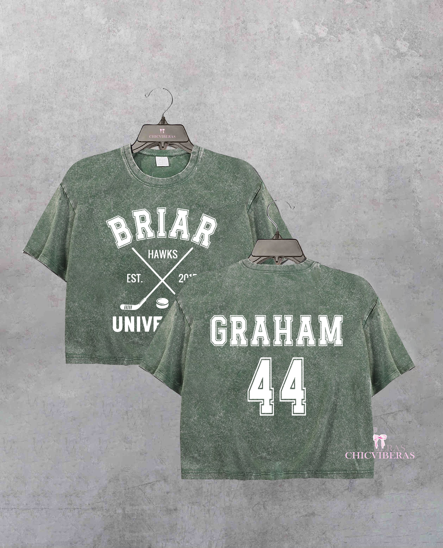 Briar Hockey Off-Campus Hockey Romance Crop Shirt