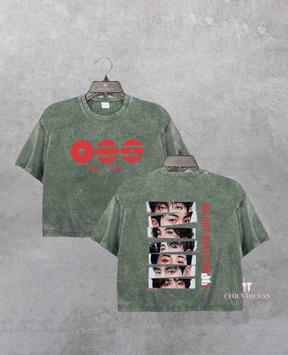 Limited BTS Kpop Tour Crop Shirt