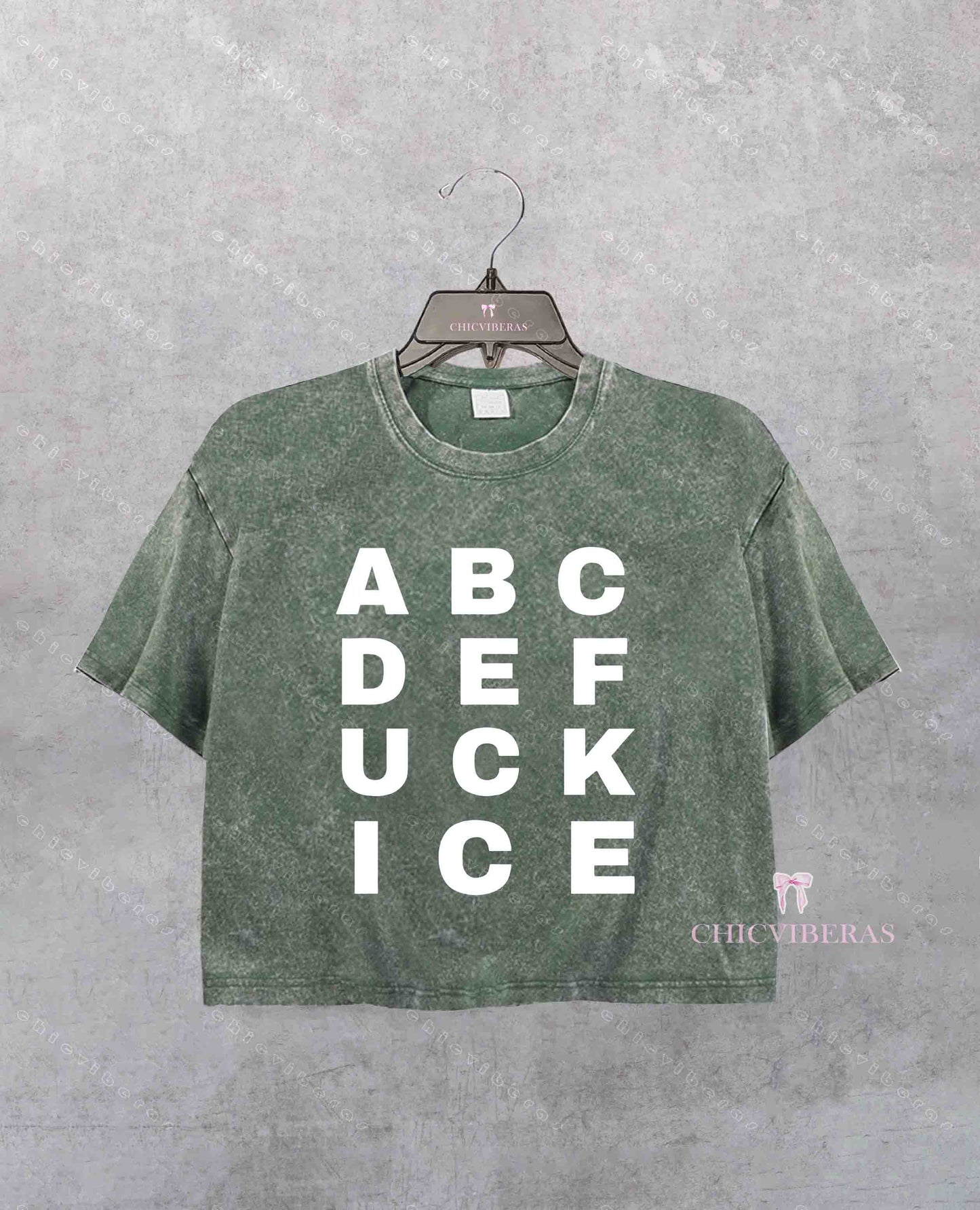 Subtle F*ck ICE Crop Shirt
