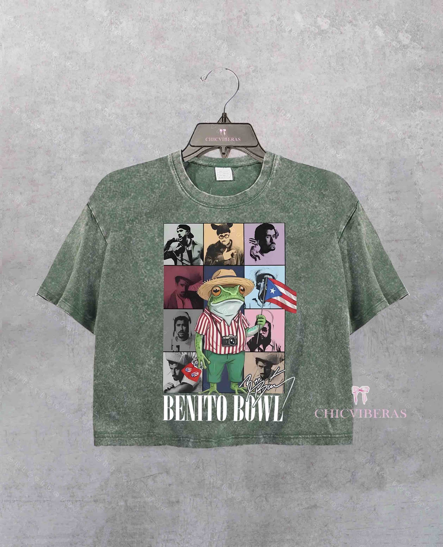 Benito Bowl Puerto Rico Football Crop Shirt