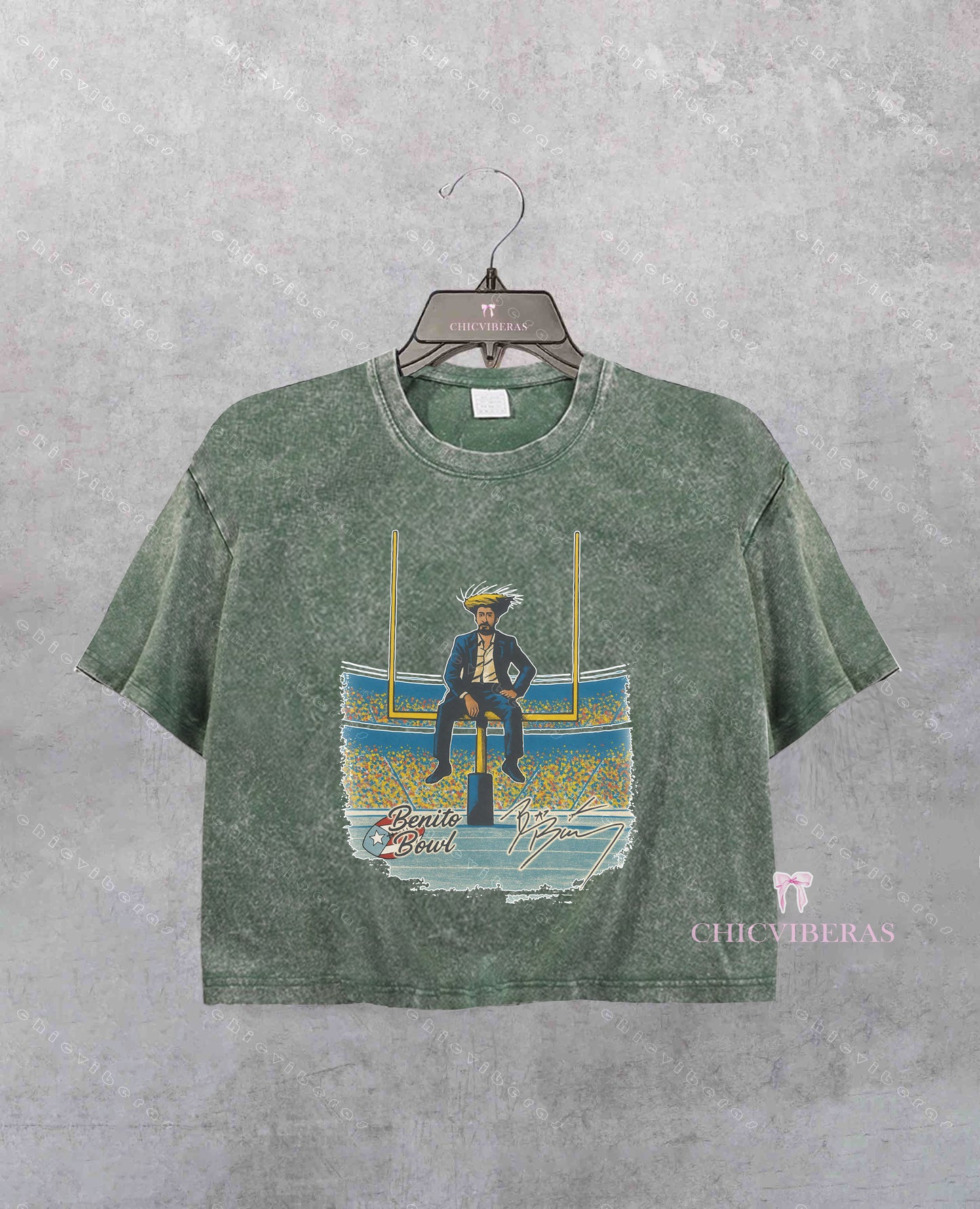 Vintage Benito Bowl LX Crop Shirt