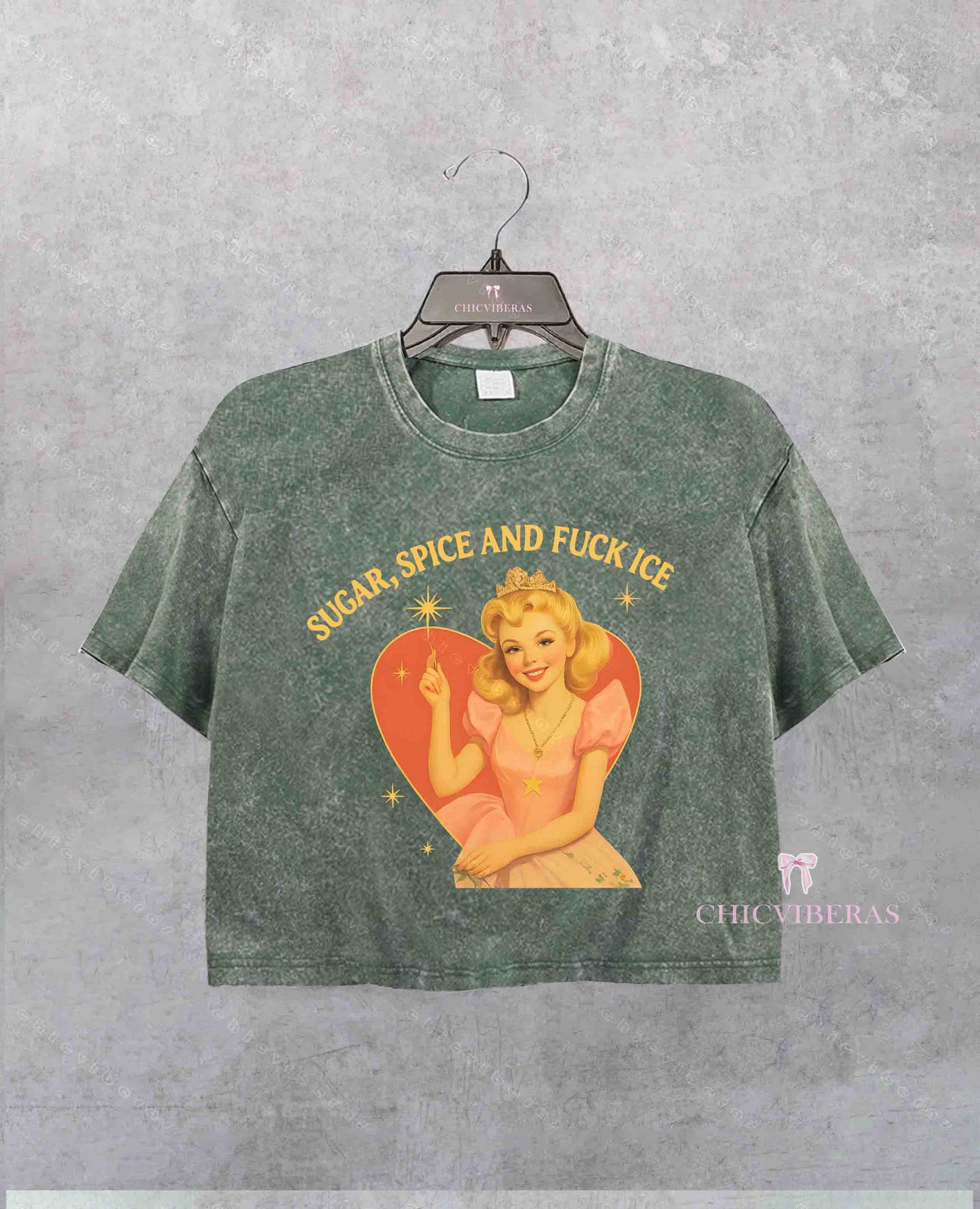 Sugar Spice and F*ck ICE Crop Shirt