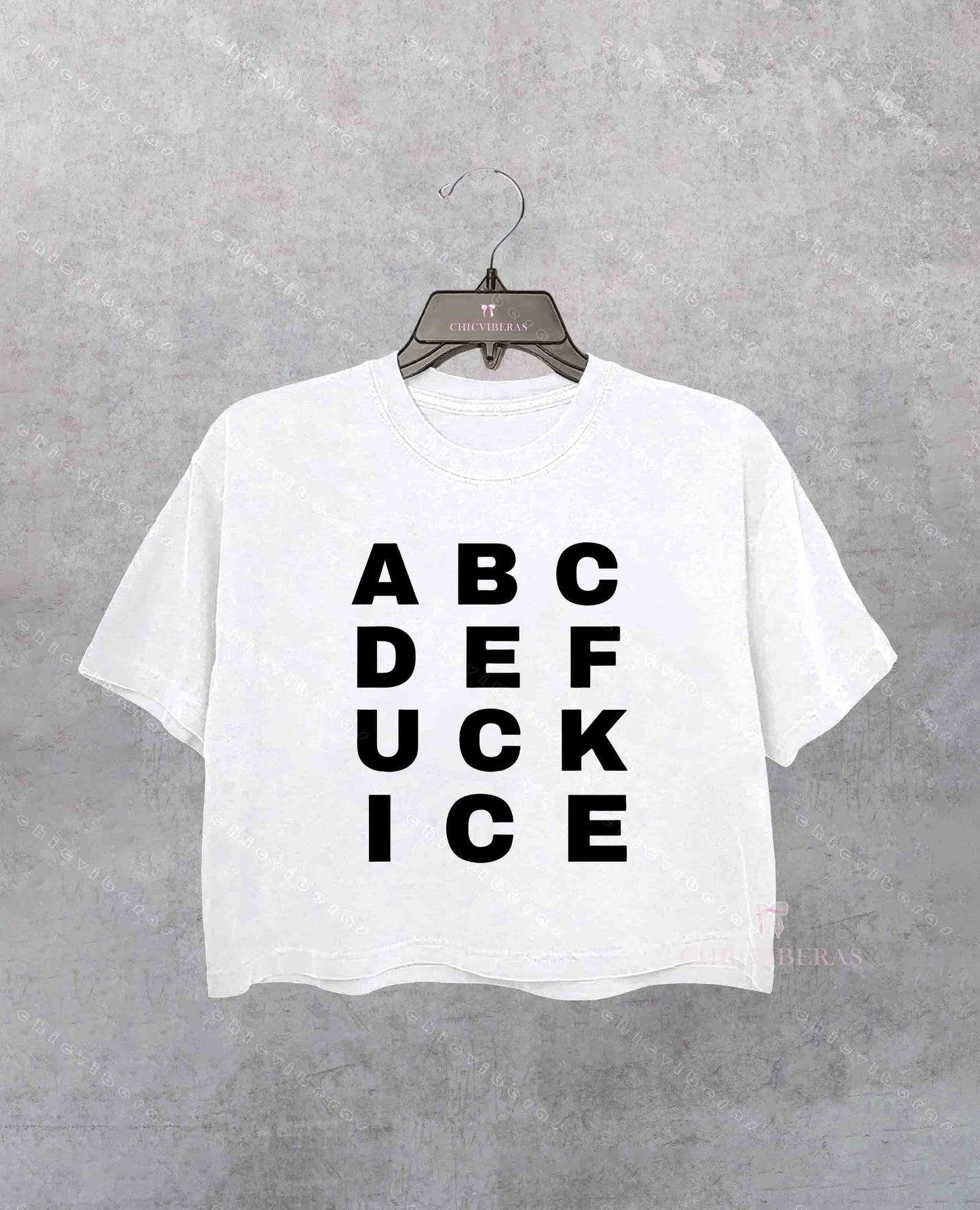 Subtle F*ck ICE Crop Shirt